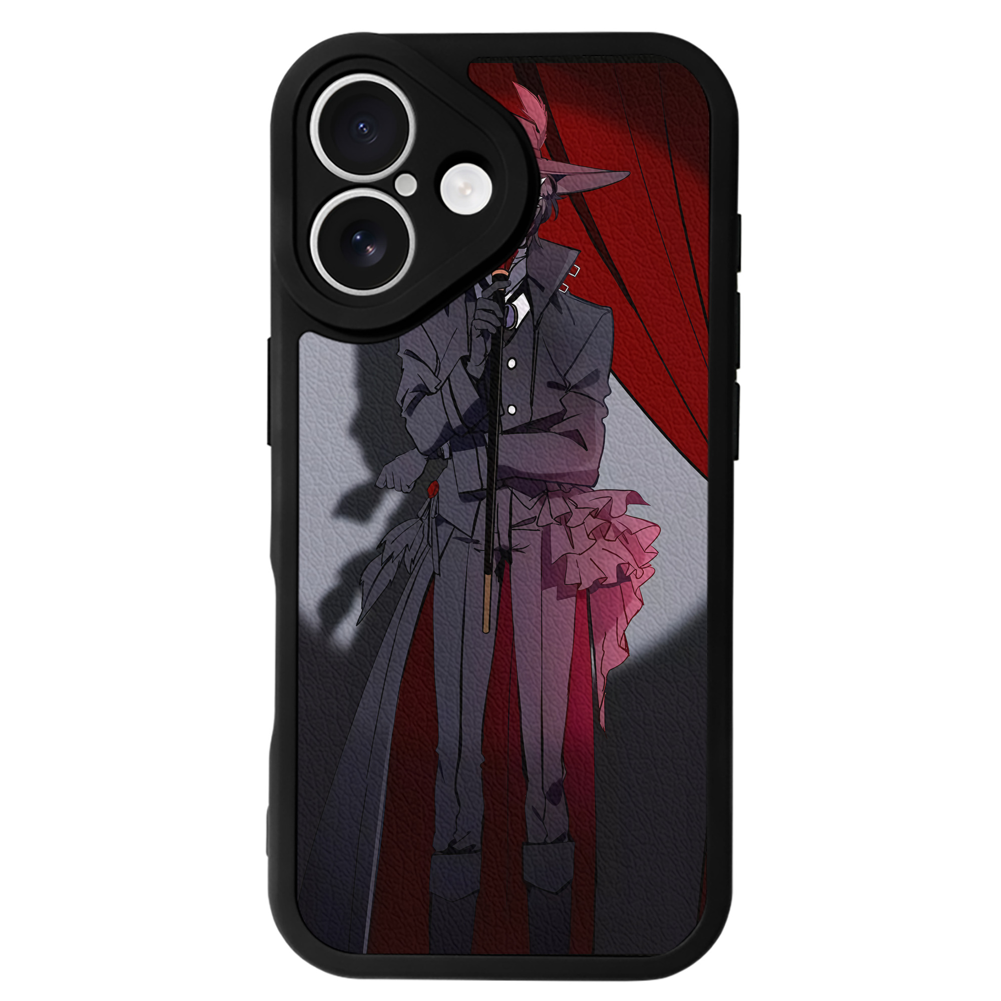 （画像用） 文豪ストレイドッグス Bungo Stray Dogs 【iPhone 16シリーズ対応】シリコンスマホケース（レザー調） 材質：シリコン